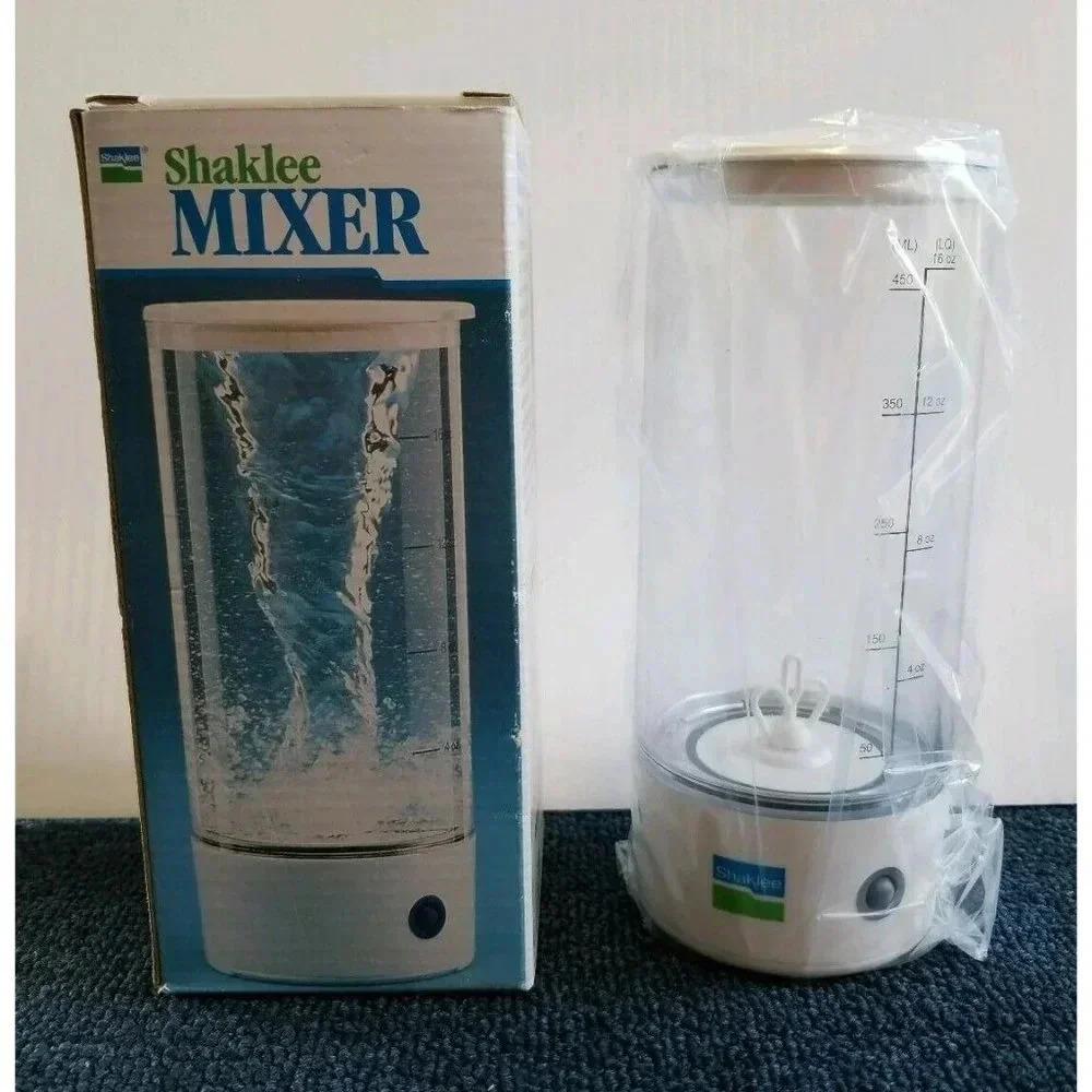 Vintage Shaklee Mixer Blender Handheld 50257 16 oz Mixing Cup New Sealed in Box